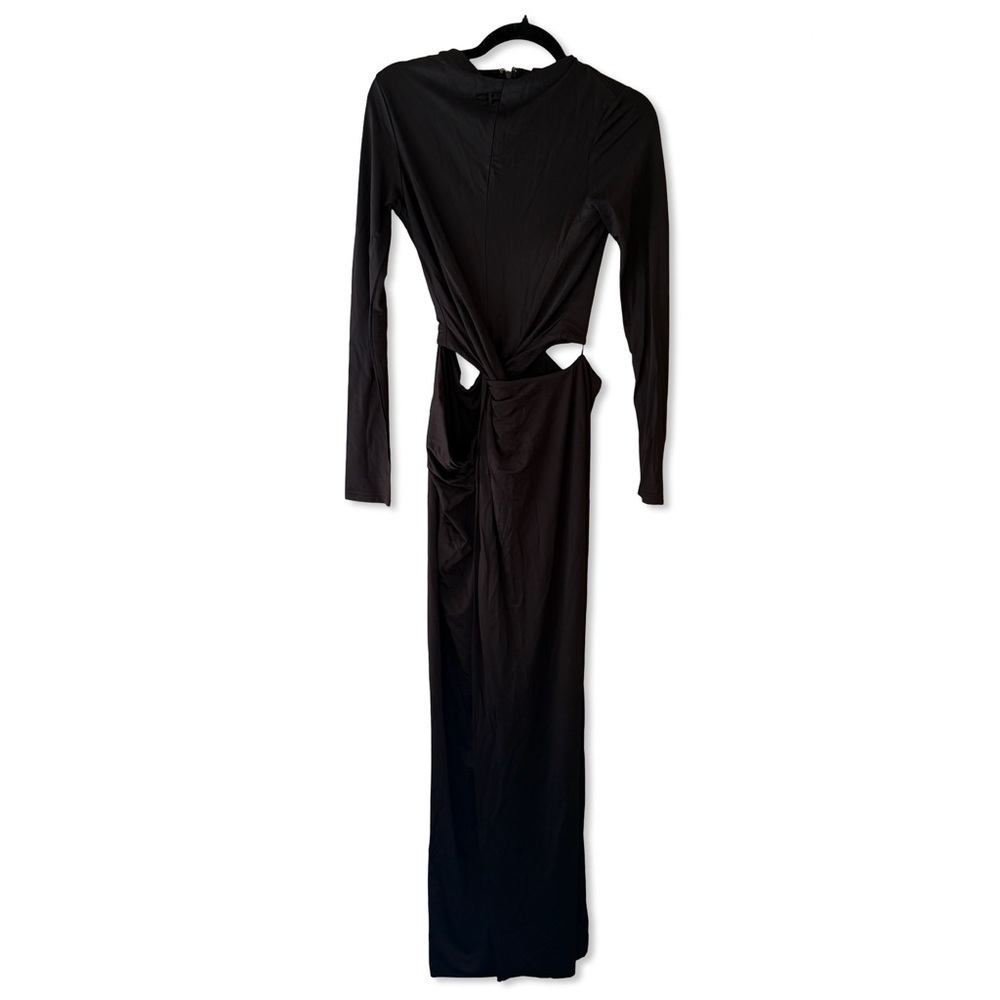 Cult Gaia Keri Dress Black Maxi cutout jersey slinky gown NWT Revolve $898 M - Picture 7 of 12
